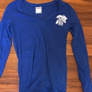 PINK Kentucky Wildcats long sleeve tee